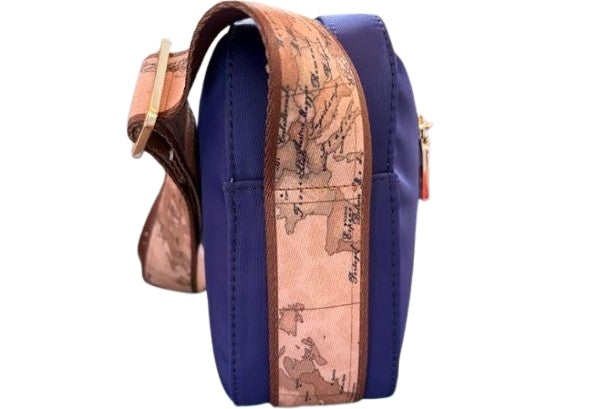 Alviero Martini 1A Classe Borsa a Tracolla Nylon L LF93 9762 Col. 0188 Electric blu