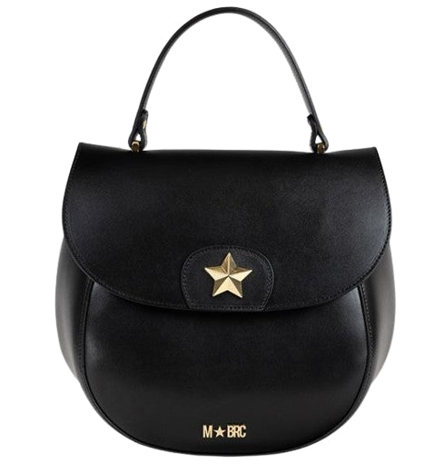 M BRC Borsa  In Pelle Linea  Curvy T145 Nero