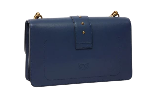 Pinko Love One Classic Pelle  Vitello  Liscia  D.C. col. Indaco