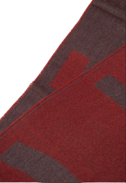 Alviero Martini 1A Classe Sciarpa Logo Grande 30x180 KS565 1749 Col. 0313  Maple Red/Rosso Acero