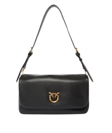 Pinko  Borsa Soft Baguette Vitello Black
