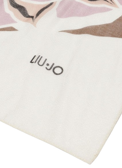Liu Jo Foulard Flower Logato  2A5033 T0300 Col. 01041 Cream