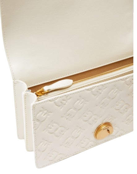 Pinko Love One Mini Pelle White