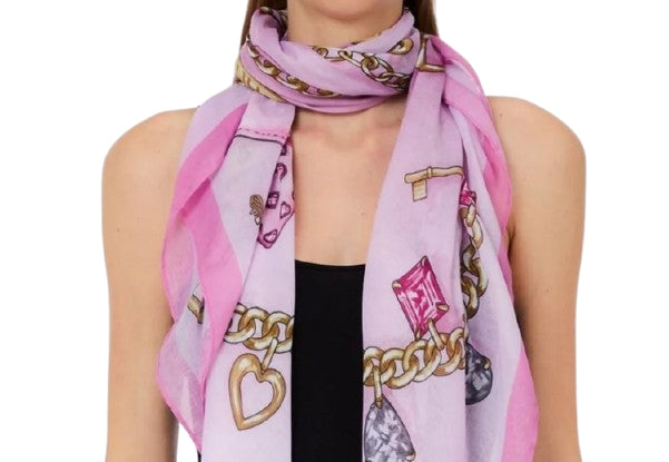Liu Jo  Ecs  Foulard    Charms  2A6054 T2745 Col. 52215 Peaches