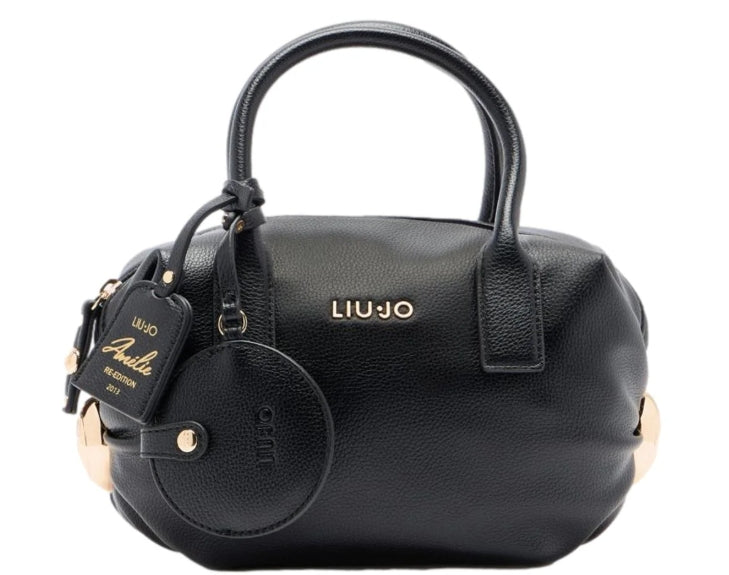 Liu Jo ECS S Bowler Bauletto C/Tracolla rimuovibile AMELIE AF5028 E0058 Col Nero