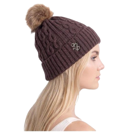 LIu Jo    Beanie   treccepon pon   2F6008 MA33S  Col. 00533 T.  MORO