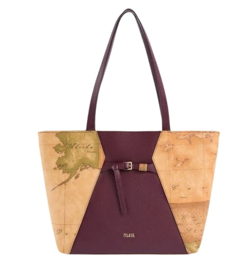 Alviero Martini 1A Classe Borsa A Mano C/Tracolla staccabile  L LG07 G654 Col. 0304 Burgundy