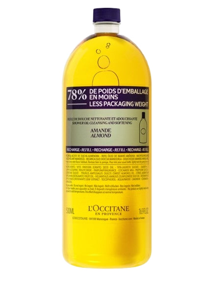 L'Occitane Ricarica Olio Doccia Mandorla Sublime 500 ml