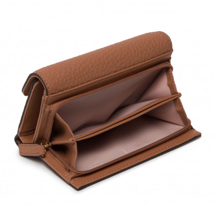 Liu Jo Portafoglio Donna ECS M Trifold ecosostenile NA2118 E0086 Caramello