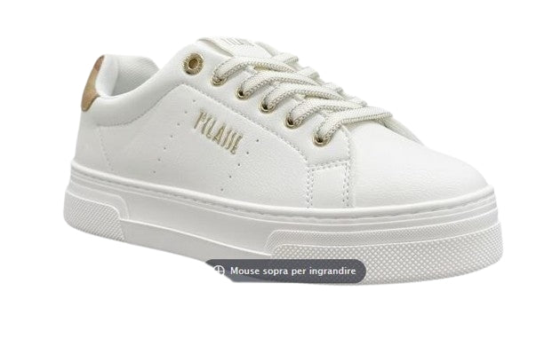 Alviero Martini 1A Classe Sneaker  pelle N 2412 0289  Col . X013 White/Beige Geo