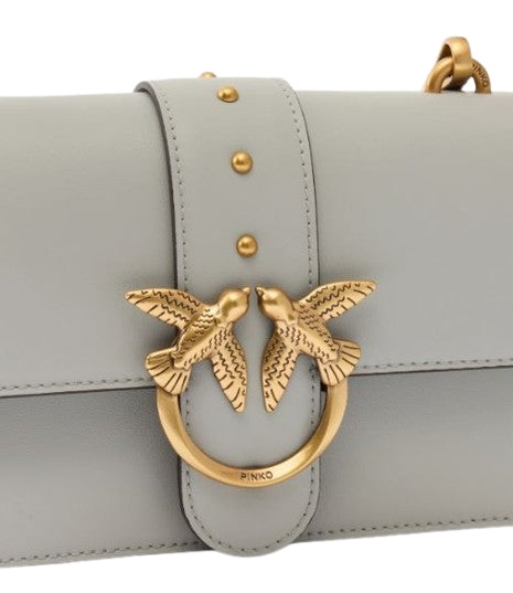 Pinko  Borsa a tracolla  piccola Love One Mini   Grigio Perla