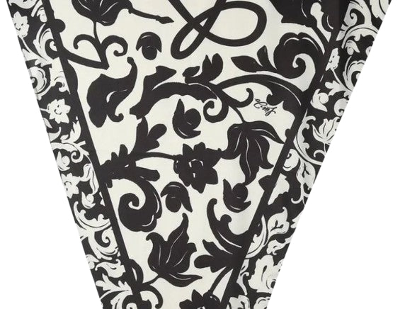 Liu Jo  Ecs  Foulard  Diamond Stamp Col.P9438 B&W  Arabes/b