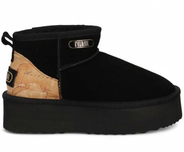 Alviero Martini Patted Half Boot H50 Z 1262 417B Col 0001 Black