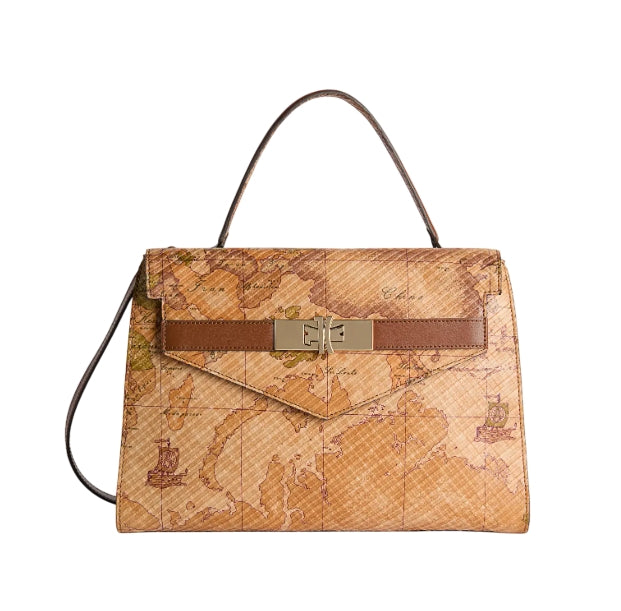 Alviero Martini 1A Classe Royal Bag borsa a mano Geo Classic LD77 8644