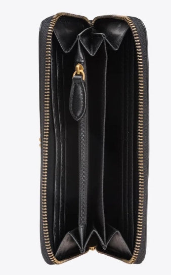 Pinko Portafoglio Ryder Zip Around  Black 100250 Vitello Seta