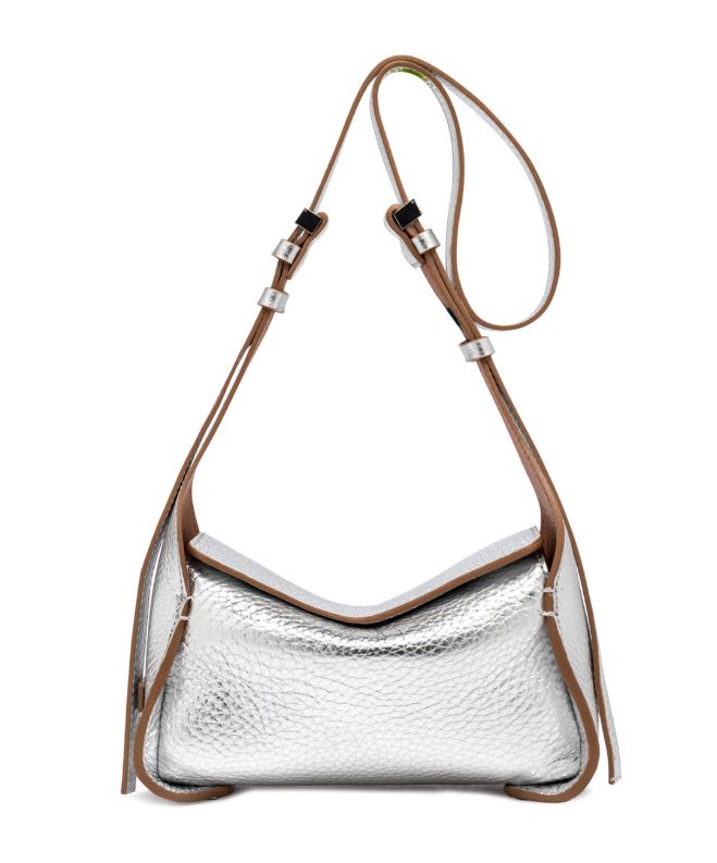 Gianni Chiarini  Borsa in pelle PENELOPE BS 11350 Silver-Caramello