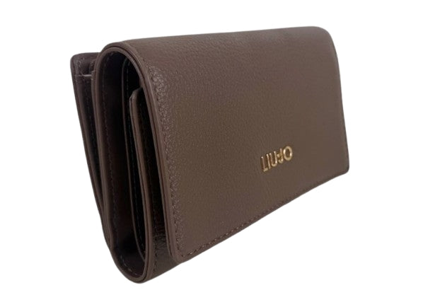 Liu Jo   Portafoglio  ECS M  TRIFOLD  CALIWEN  AF6172  E1019  Col. Dark mocha