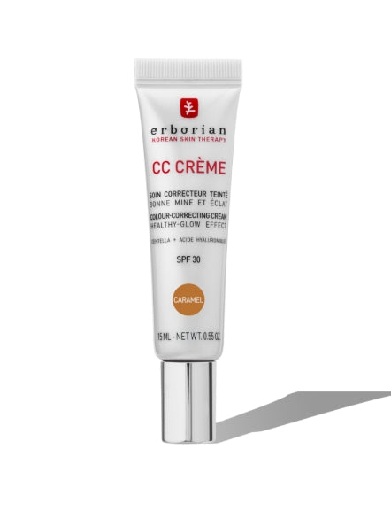 Erborian CC Creme Caramel Spf 30 ml 15 Fondotinta o base trucco idratante coprenza media per tutti i tipi di pelle