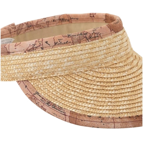 Alviero Martini 1A Classe Geo Bambù visiera in paglia Naturale LM H406 9881 Natural col. 0578