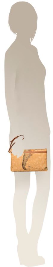 Alviero Martini 1A Classe Pochette Con Occhiello Geo Classic CN139 6000 Natural