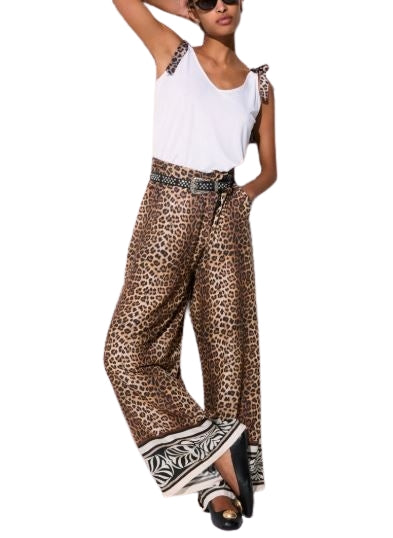Liu Jo Pantalone Donna st.  VA6052 TS123 Col. V9789  Animalier