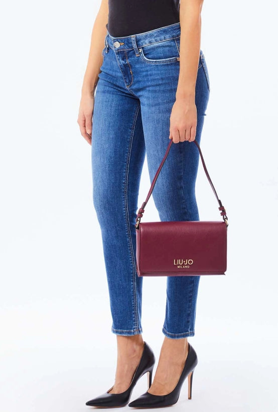 Liu Jo Borsa ECS S Crossbody Caliwen Af5224 E0058 Red Wine