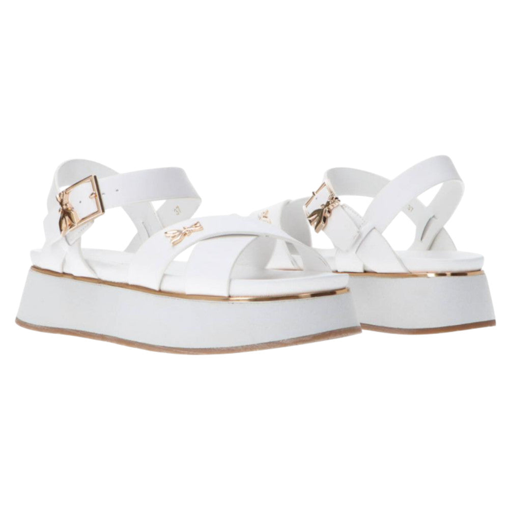 Patrizia Pepe sandali in pelle PPJ334.06 Colore bianco