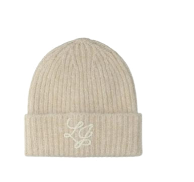 Liu Jo  Set  Beanie   logo 2F6019 MS053 Col. 00192 Burro