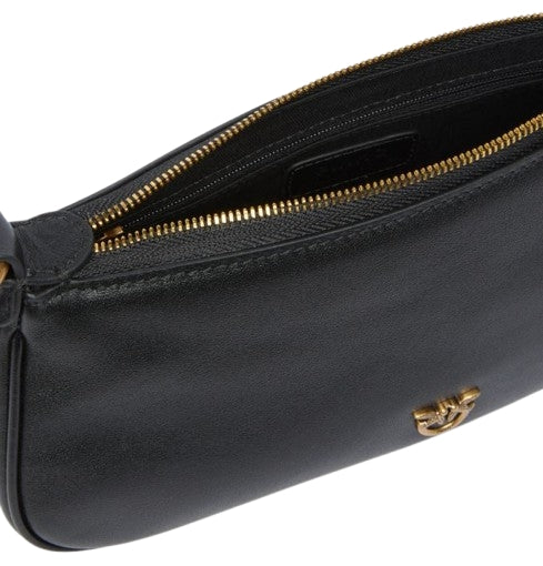 Pinko Borsa Half Moon Baguette Mini Nero