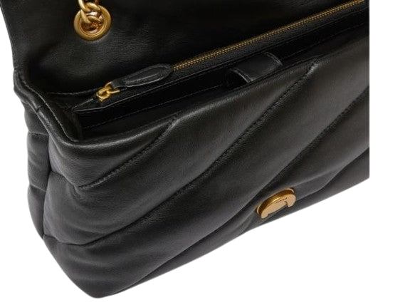 Pinko Borsa Love Puff  Classic  Small  In Pelle Black