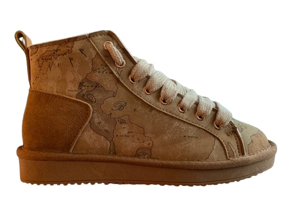 Alviero Martini Stivaletto Con Lacci  N 1027 542B Col Natural
