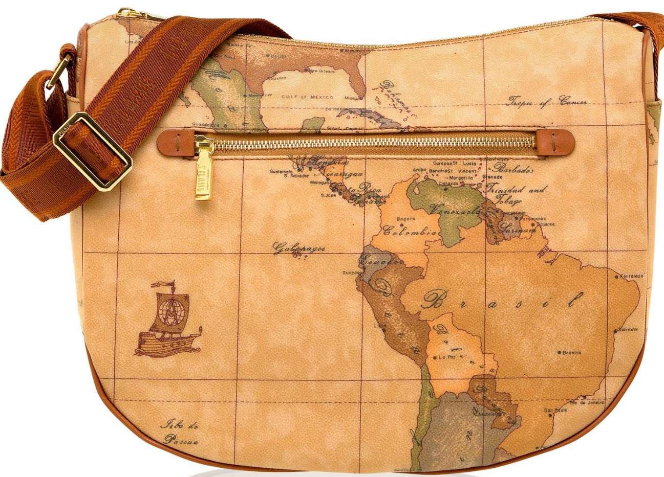 Borsa A Tracolla Mezzaluna Geo Classic Alviero Martini CD064 6000