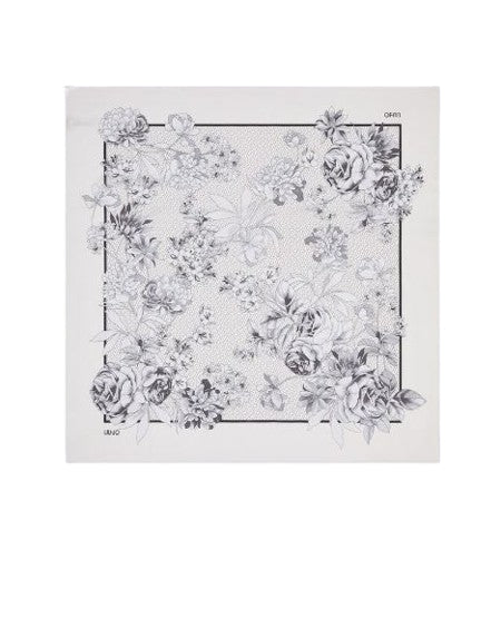Liu Jo  Ecs  Foulard   Roman Flower 2A6043 T2745 Col.22222 Nero
