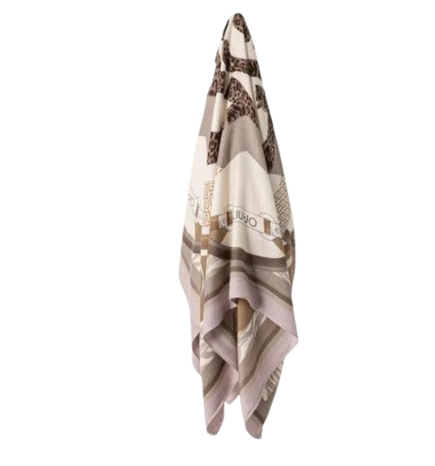 Liu Jo Ecs Foulard   Metal mix logo 2F6070 T2738 Col. 00005 Naturale