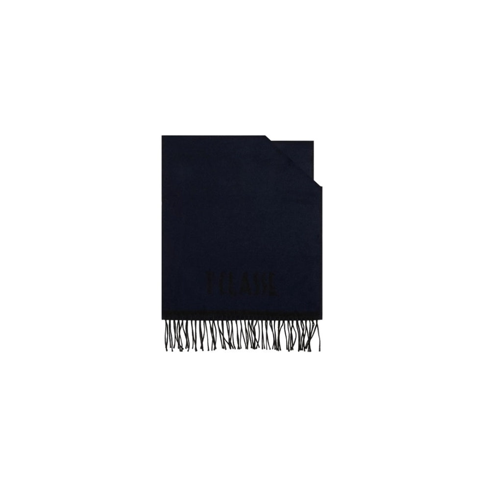 Sciarpone Alviero Martini Con Bottoni Colore Blu Notte KS001 PIAN