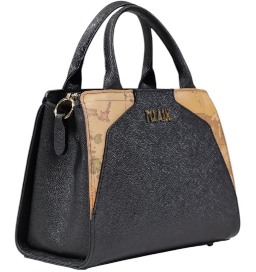 Alviero Martini 1A Classe Borsa A Mano Piccola 3 Scomparti Con Tracolla Staccabile L LB87 9407 Nero