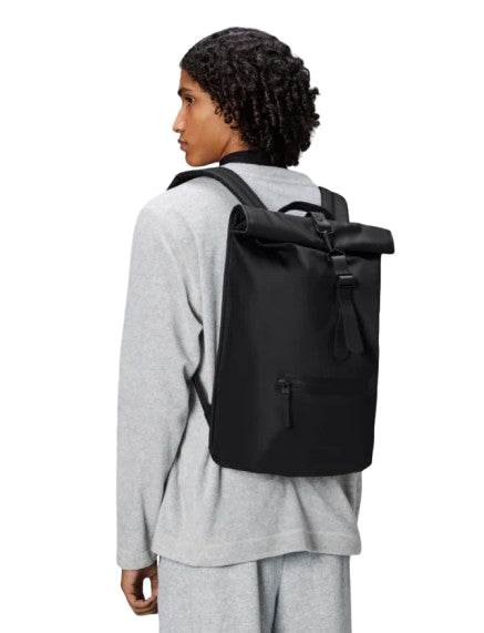 Rains Rolltop Ruckscack W3  Color  Black