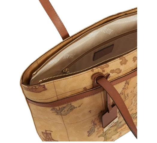 Alviero Martini 1A Classe Shopping Con Tasca CE018 6000 Geo Classic