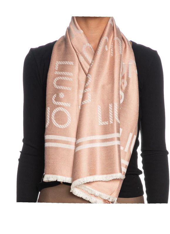 Liu Jo Stola 2F4002 T0300 Square Jacquard Bianco lana