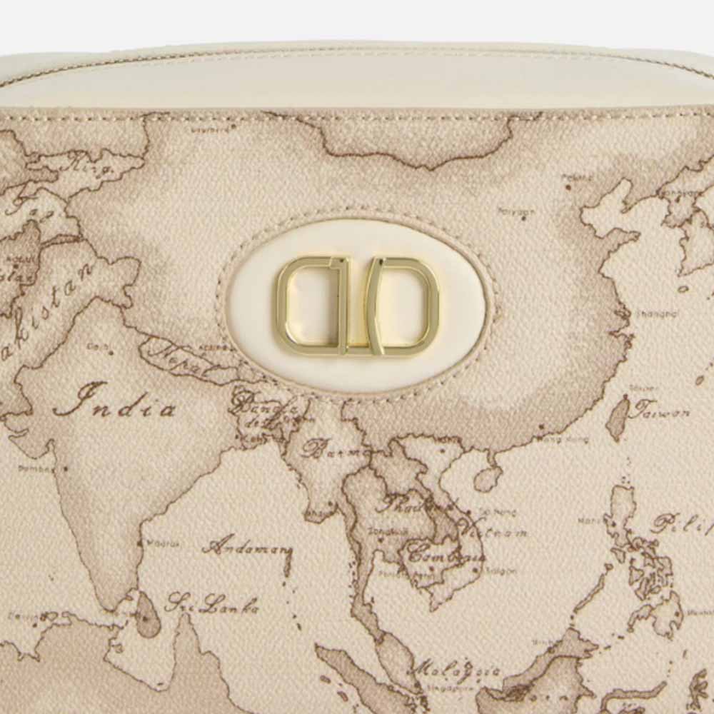 Alviero Martini 1A Classe Sand Safari Geo Tracollina Reporter LC26 9398 Rafia