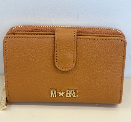 MBrc Portafoglio Donna Pelle C626 Cognac