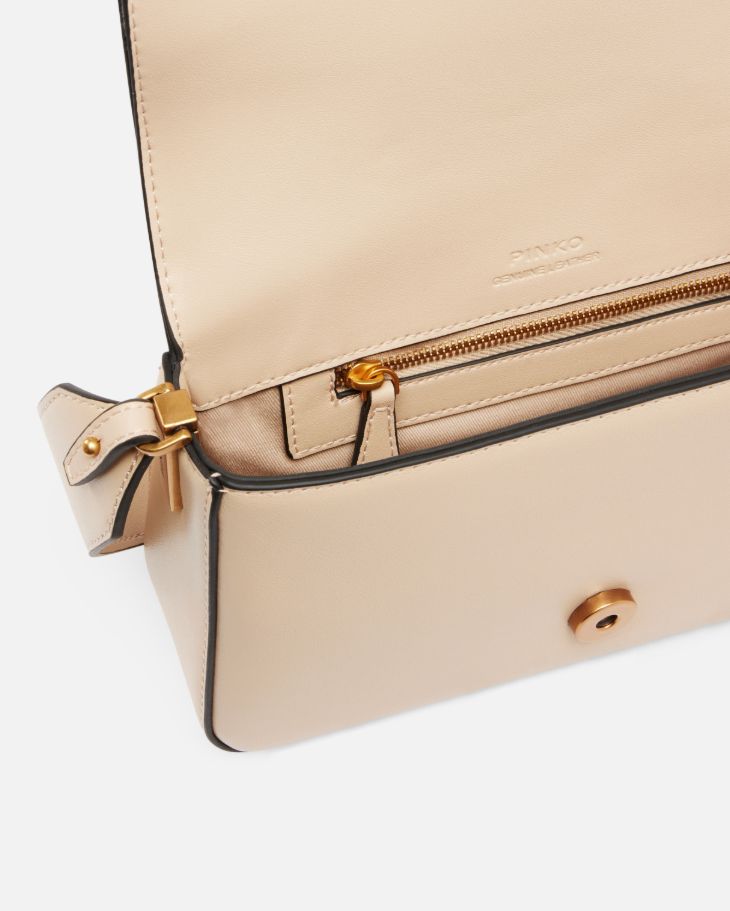 Pinko  Borsetta Love One Mini Slouchy FL. Beige