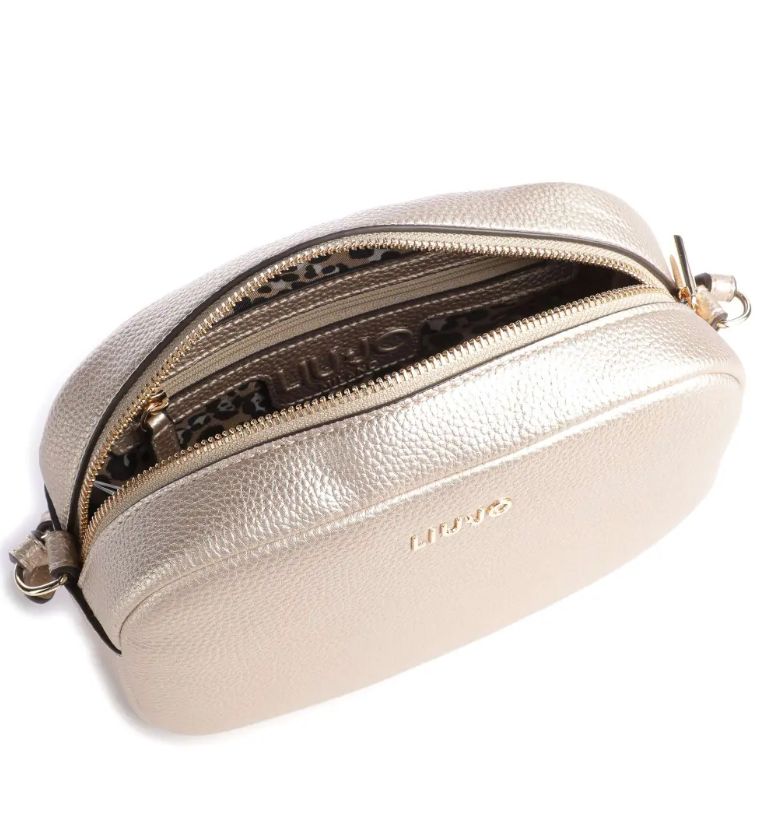 Liu Jo Tracolla ECS M Camera Case Caliwen AF3377 E0086 Light Gold