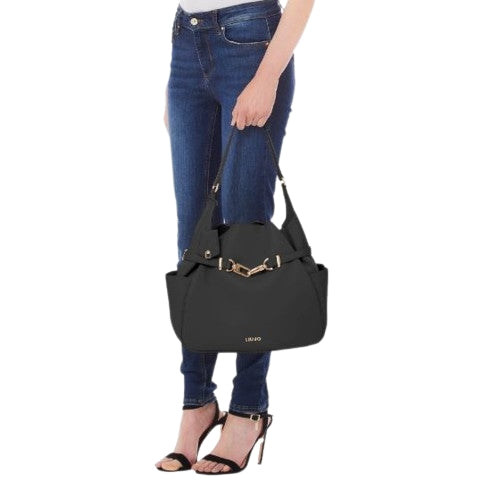 Borsa  A Spalla Liu Jo ECS M Hobo  Kanti AA5048 E0037 Col.22222 Nero