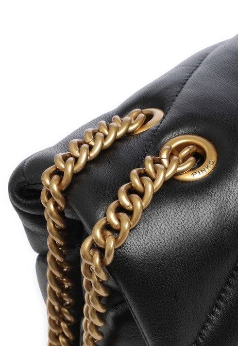 Pinko Borsa Puff  classic new buckle  PLTT 107057 Nero