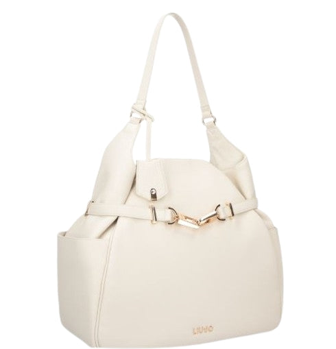 Borsa  A Spalla Liu Jo ECS M Hobo  Kanti AA5048 E0037 Col. X0459 Cream