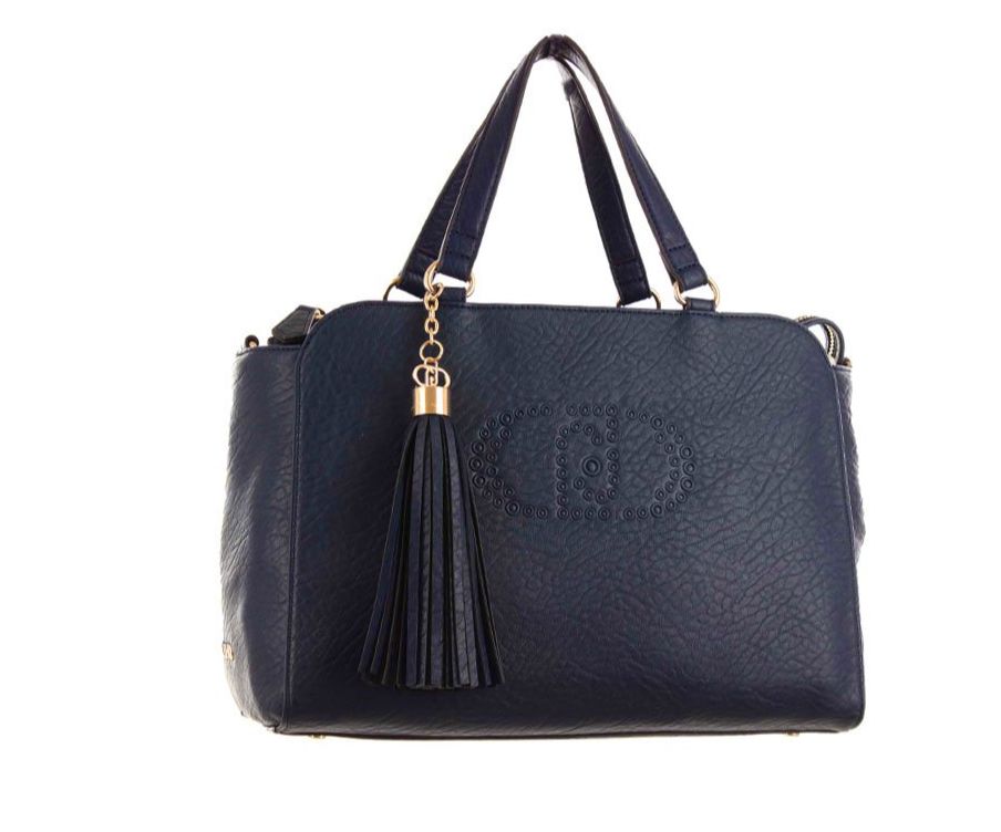 Liu Jo Borsa 2 Manici SAMIAMA ECS M Satchel AF5121 E0161 Col Nero