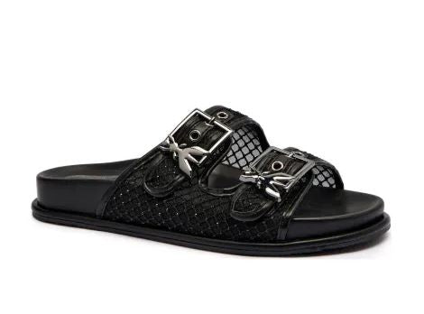 Patrizia Pepe Sandali Rete Strass PPJ339.01 Colore Nero