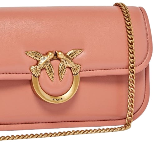 Pinko Borsa Love Box Baguette Marrone Aragona