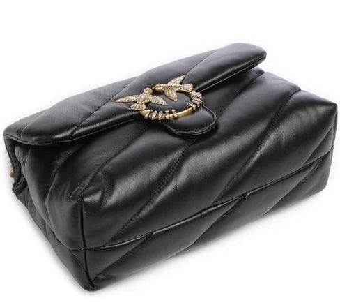 Pinko Borsa Puff  classic new buckle  PLTT 107057 Nero